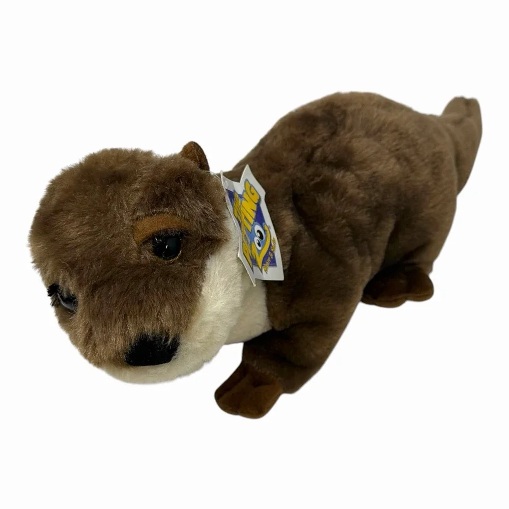 The Petting Zoo River Otter Plush‎ Toy Stuffed Animal for Kids Wild Onez 9" NWT - Picture 7 of 15